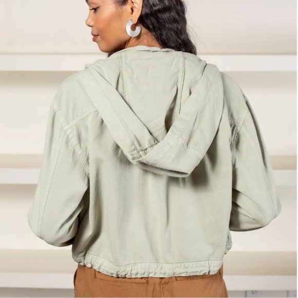 Blank NYC | Smoke Green Shirt Jacket / Shacket - Picture 2 of 15